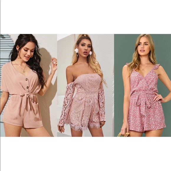 Pants - Pink rompers